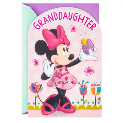 Disney Minnie Mouse Sweet Girl Easter Card for Granddaughter for only USD 3.79 | Hallmark