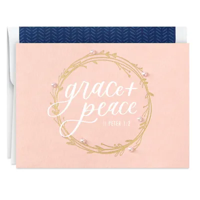 Grace and Peace Religious Boxed Blank Note Cards, Pack of 8 for only USD 9.99 | Hallmark