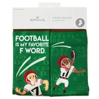 Football Is My Favorite F Word Funny Crew Socks for only USD 12.99 | Hallmark