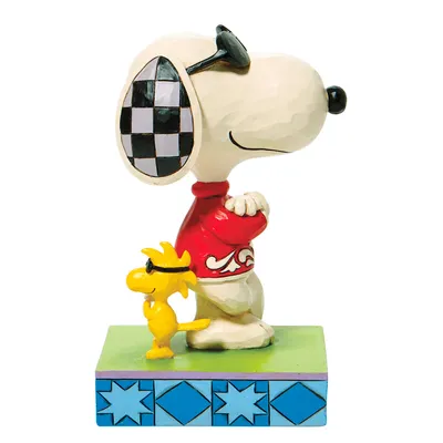 Jim Shore Peanuts Joe Cool & Woodstock Figurine, 5" for only USD 54.99 | Hallmark