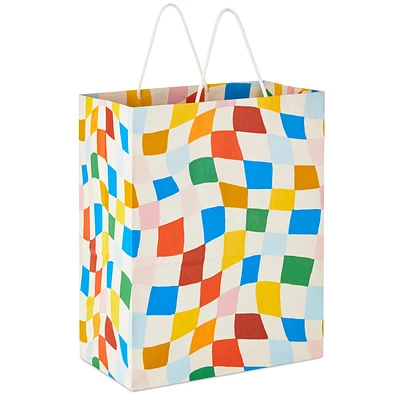 13" Wavy Checkered Large Gift Bag for only USD 4.99 | Hallmark