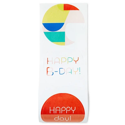 Happy Day Stickers on Roll, Pack of 27 for only USD 4.99 | Hallmark
