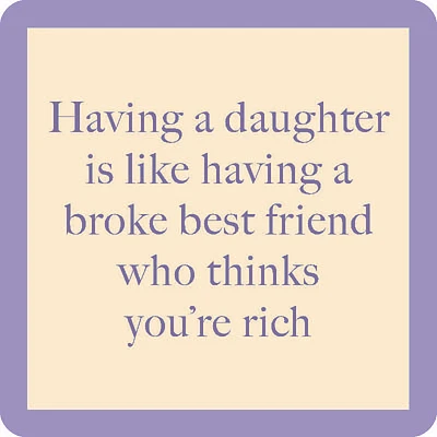 Drinks on Me Broke Best Friend Funny Coaster for only USD 4.99 | Hallmark