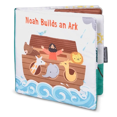 Noah Builds an Ark Plush Cloth Baby Book for only USD 16.99 | Hallmark