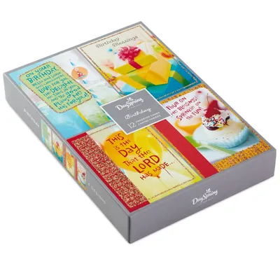 Colorful Assorted Religious Birthday Cards, Box of 12 for only USD 7.99 | Hallmark