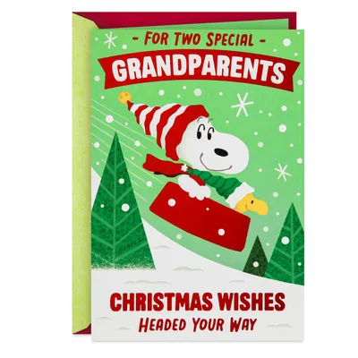 Peanuts® Snowbody Loved More Christmas Card for Grandparents for only USD 2.99 | Hallmark