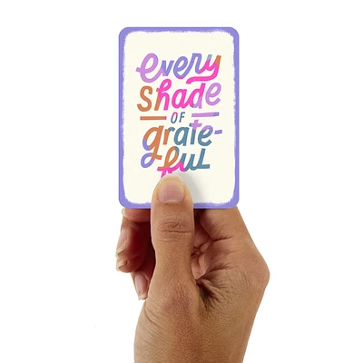 3.25" Mini Every Shade of Grateful Thank-You Card for only USD 1.99 | Hallmark