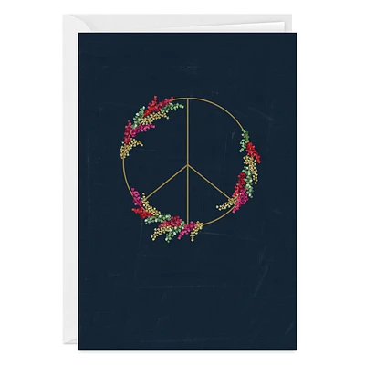 Elegant Peace Sign Custom Christmas Card for only USD 4.99 | Hallmark