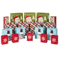 Assorted Sizes and Designs 18-Pack Christmas Gift Bags for only USD 29.99 | Hallmark