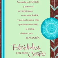 Lord Bless You Spanish-Language Birthday Card for Dad for only USD 2.99 | Hallmark