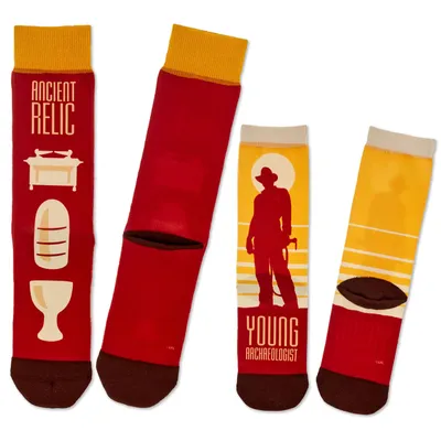 Indiana Jones™ Adult and Child Relic and Archeologist Socks, Pack of 2 for only USD 24.99 | Hallmark