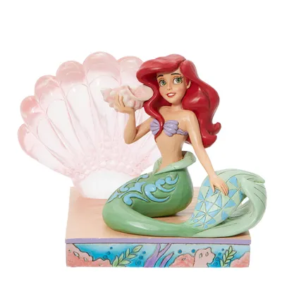 Jim Shore Disney Ariel and Shell Figurine, 4.75" for only USD 79.99 | Hallmark