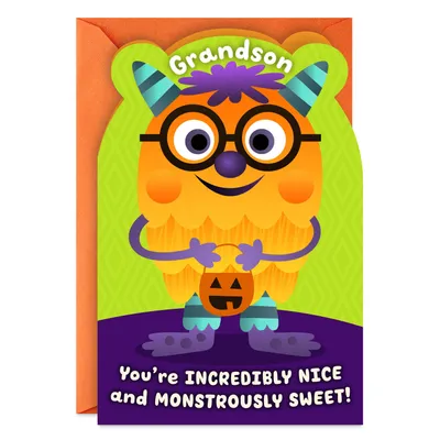 Monstrously Sweet Halloween Card for Grandson for only USD 0.99 | Hallmark