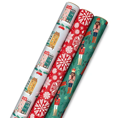 Cozy Traditions 3-Pack Christmas Wrapping Paper for only USD 16.99 | Hallmark