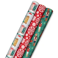 Cozy Traditions 3-Pack Christmas Wrapping Paper for only USD 16.99 | Hallmark