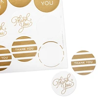 Gold Foil Thank-You Sticker Seals, 10 sheets for only USD 9.99 | Hallmark