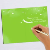 Lettering on Blackboard Thank-You Card for Teacher for only USD 2.00 | Hallmark