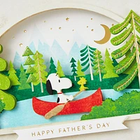 Peanuts® Snoopy and Woodstock Canoeing Father's Day Card for only USD 7.99 | Hallmark