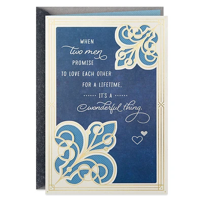 When Two Men Promise to Love Each Other Wedding Card for only USD 6.59 | Hallmark