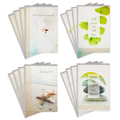 Serene Photo Assortment Sympathy Cards, Pack of 16 for only USD 9.99 | Hallmark