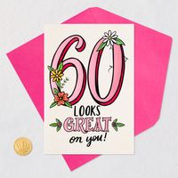 Hallmark Everything Looks Good on You, Bitch Funny 60th Birthday Card