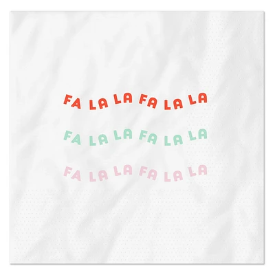 “Fa La La” Holiday Cocktail Napkins, Pack of 20 for only USD 4.49 | Hallmark