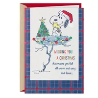 Peanuts® Snoopy Warm, Cozy and Loved Christmas Card for only USD 4.99 | Hallmark