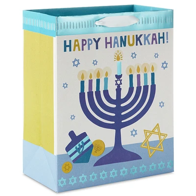 9.6" Glowing Menorah Medium Hanukkah Gift Bag for only USD 3.49 | Hallmark