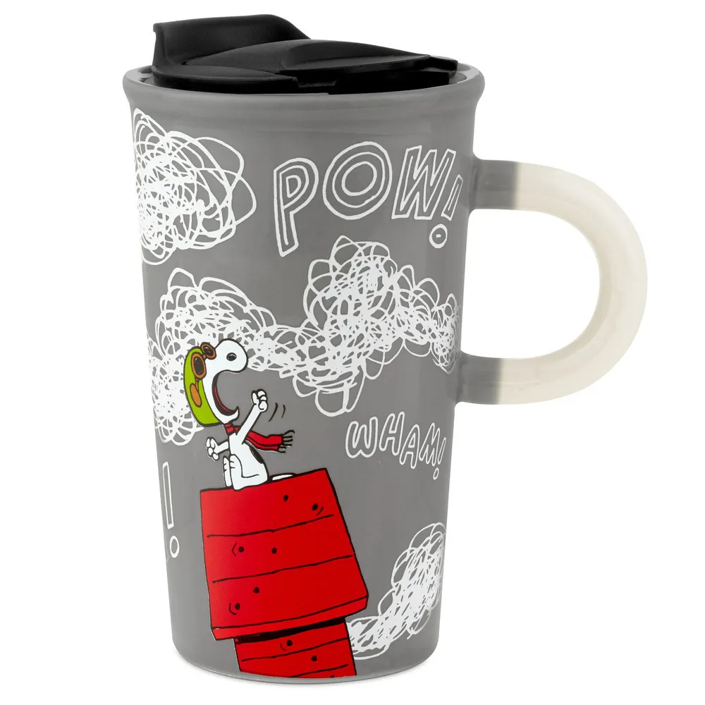 Peanuts® Flying Ace Snoopy Color Changing Travel Mug, 16 oz. for only USD 24.99 | Hallmark