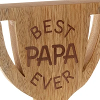 Best Papa Ever Trophy-Shaped Quote Sign, 5.3x6 for only USD 16.99 | Hallmark