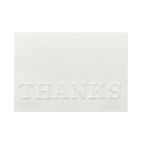 Embossed Cream Blank Thank You Notes, Box of 8 for only USD 14.99 | Hallmark