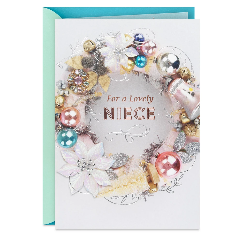 For a Lovely Niece Christmas Card for only USD 3.99 | Hallmark