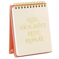 Kick Butt, Repeat Easel Notebook for only USD 16.99 | Hallmark