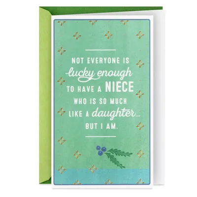 You're Like a Daughter to Me Christmas Card for Niece for only USD 5.59 | Hallmark