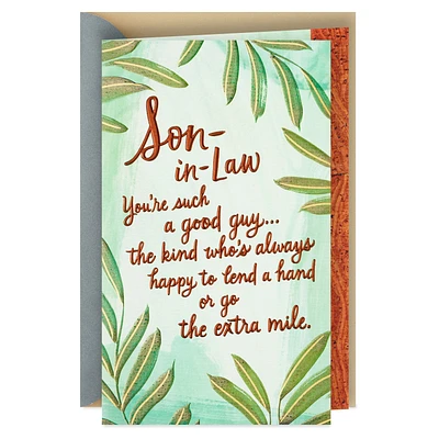 You're Such a Good Guy Birthday Card for Son-in-Law for only USD 5.59 | Hallmark