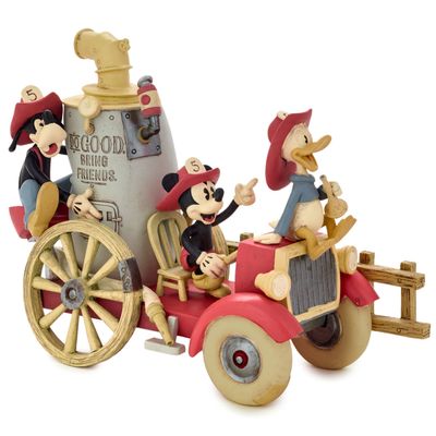Disney Mickey Mouse & Friends Do Good Bring Friends Fire Engine Limited Edition 2022 Figurine, 5.5