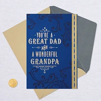 A Great Dad and Wonderful Grandpa Birthday Card for only USD 8.59 | Hallmark