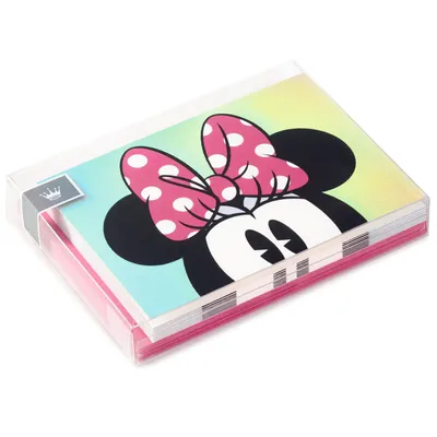 Disney Minnie Mouse Peeking Blank Note Cards, Pack of 10 for only USD 9.99 | Hallmark