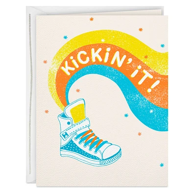 Kickin' It Old-School Cool Funny Birthday Card for only USD 3.99 | Hallmark