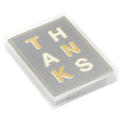 Stacked Thanks Blank Thank-You Notes, Pack of 10 for only USD 9.99 | Hallmark