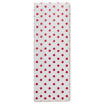 Scarlet Red Polka Dot Tissue Paper for only USD 1.99 | Hallmark