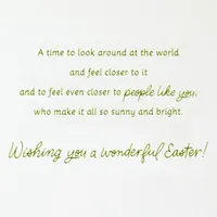 You Make the World Sunny and Bright Easter Card for only USD 4.99 | Hallmark