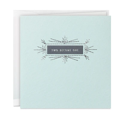 Two Become One Wedding Card for Couple for only USD 5.99 | Hallmark