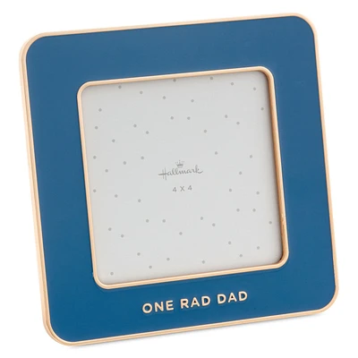 One Rad Dad Blue Enamel Picture Frame, 4x4 for only USD 18.99 | Hallmark