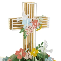 Cross With Flowers Religious Pop-Up Card for only USD 12.99 | Hallmark