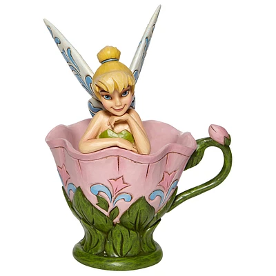 Jim Shore Disney Tinker Bell in Flower Teacup Figurine, 6.25" for only USD 59.99 | Hallmark