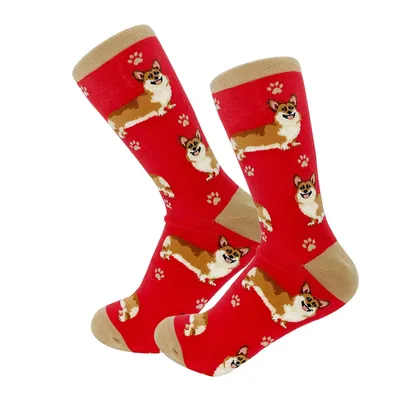 E&S Pets Cardigan Welsh Corgi Novelty Crew Socks for only USD 11.99 | Hallmark