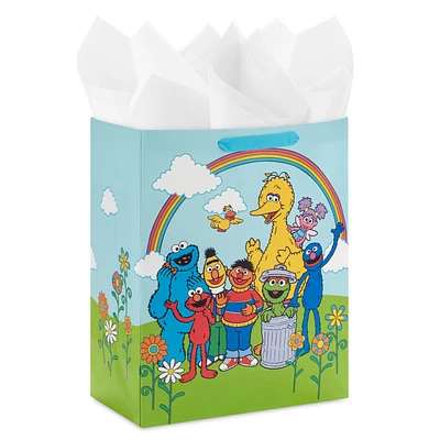 13" Sesame Street Friends Under Rainbow Large Gift Bag With Tissue Paper for only USD 6.99 | Hallmark