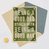 A Good Dad and a Good Man Father's Day Card for only USD 4.99 | Hallmark