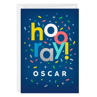 Personalized Hooray Celebration Card for only USD 4.99 | Hallmark